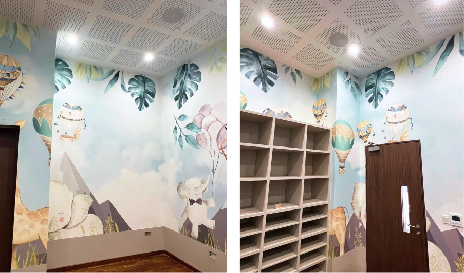 Wall Condition After Installation